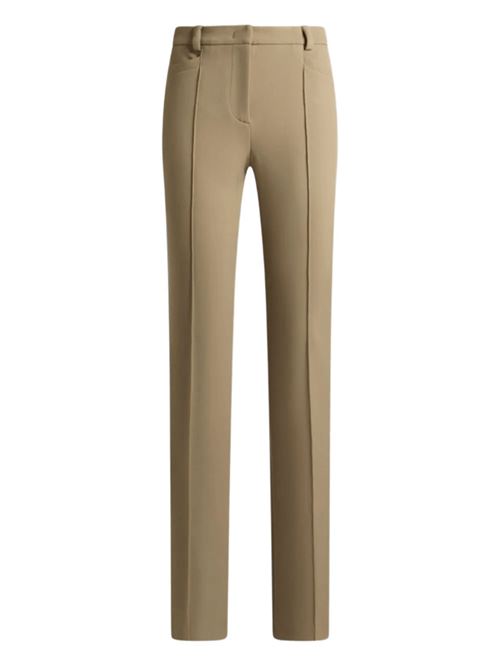 Pantalone da donna in tessuto elasticizzato, gamba flare, colore tabacco. ETRO | WREA005499TUSN1M3830
